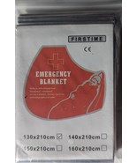 Lot of 4 Firstime Emergency Blanket 130 x 210 cm, New - $206.54 MXN