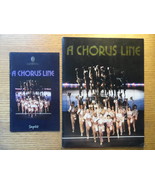 A Chorus Line 2 Theatre Programs 1997 Broadway At The Paramount + Ticket... - $26.44 CAD