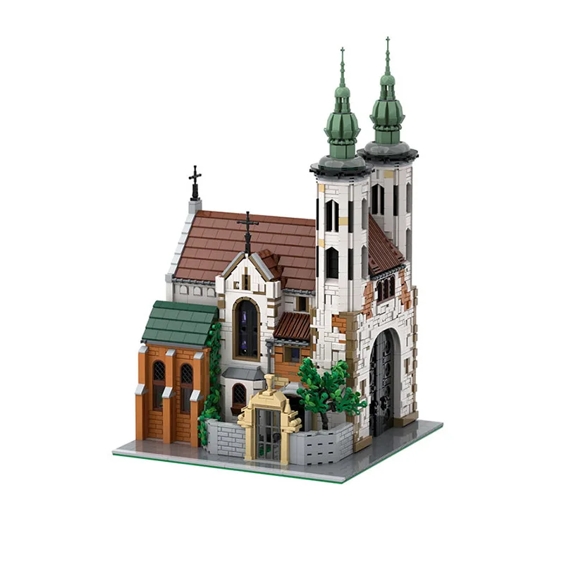 Eet view house andrews church building block city architecture bricks toys for children thumb200