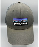 Patagonia Gray Mesh Snapback Hat Cap Logo One Size Adult - $161.00 MXN