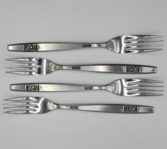 Interpur INR45 Double Band Flower Stainless Steel Dinner Fork - Set of 4 - £11.52 GBP