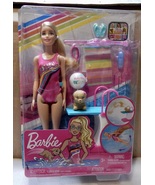 Barbie Dreamhouse Adventures Malibu Swim &amp; Dive Doll with Puppy GHK23 NI... - $12.99