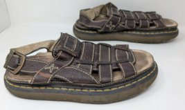 Dr Martens Vintage Y2K Leather Fisherman Chunky Sandals Men&#39;s Size 12 - £45.44 GBP