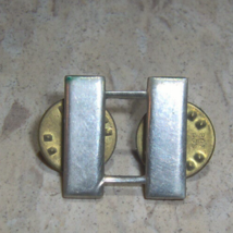 Collar Bar Pin WW2 silver genuine - $37.04