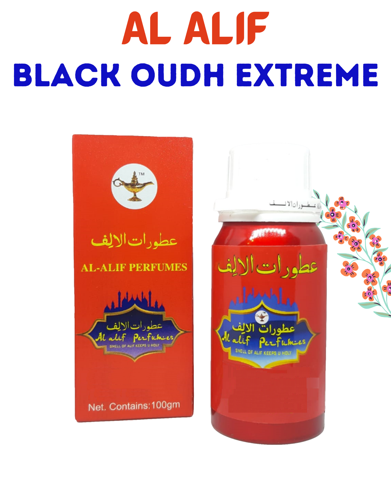 BLACK OUDH EXTREME Al Alif concentrated Perfume oil ,100 ml, Attar oil