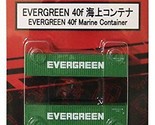 Rokuhan Z gauge A101-11 EVERGREEN 40f marine container (2 pieces) - $48.72