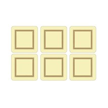 Pimpernel 10.5 x 10.5 cm MDF with Cork Back Classic Coasters, Set of 6, ... - $27.00