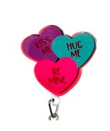 Valentine&#39;s Day Candy Heart Badge Reel - €6,90 EUR