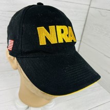 NRA Baseball Hat Cap American Flag National Rifle Assoc Embroidered Adju... - £23.59 GBP
