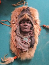 Southwestern Art Winchester, American Indian Chief Mask, Dessert Stones Trinket - £50.86 GBP