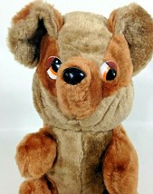 Vintage Teddy Bear Brown Plush Denville Creations Stuffed Animal Korea 10&quot; - £46.39 GBP