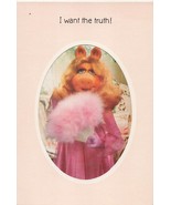 USED Miss Piggy Hallmark  Folding Birthday Card Jim Henson 1982 Muppet P... - £9.66 GBP