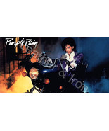 Prince Design Vinyl Checkbook Cover Purple Rain - £6.88 GBP