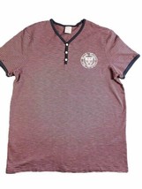 Brooks Brothers Henley Shirt Men’s XL Short Sleeve Striped Logo Preppy B... - $19.78
