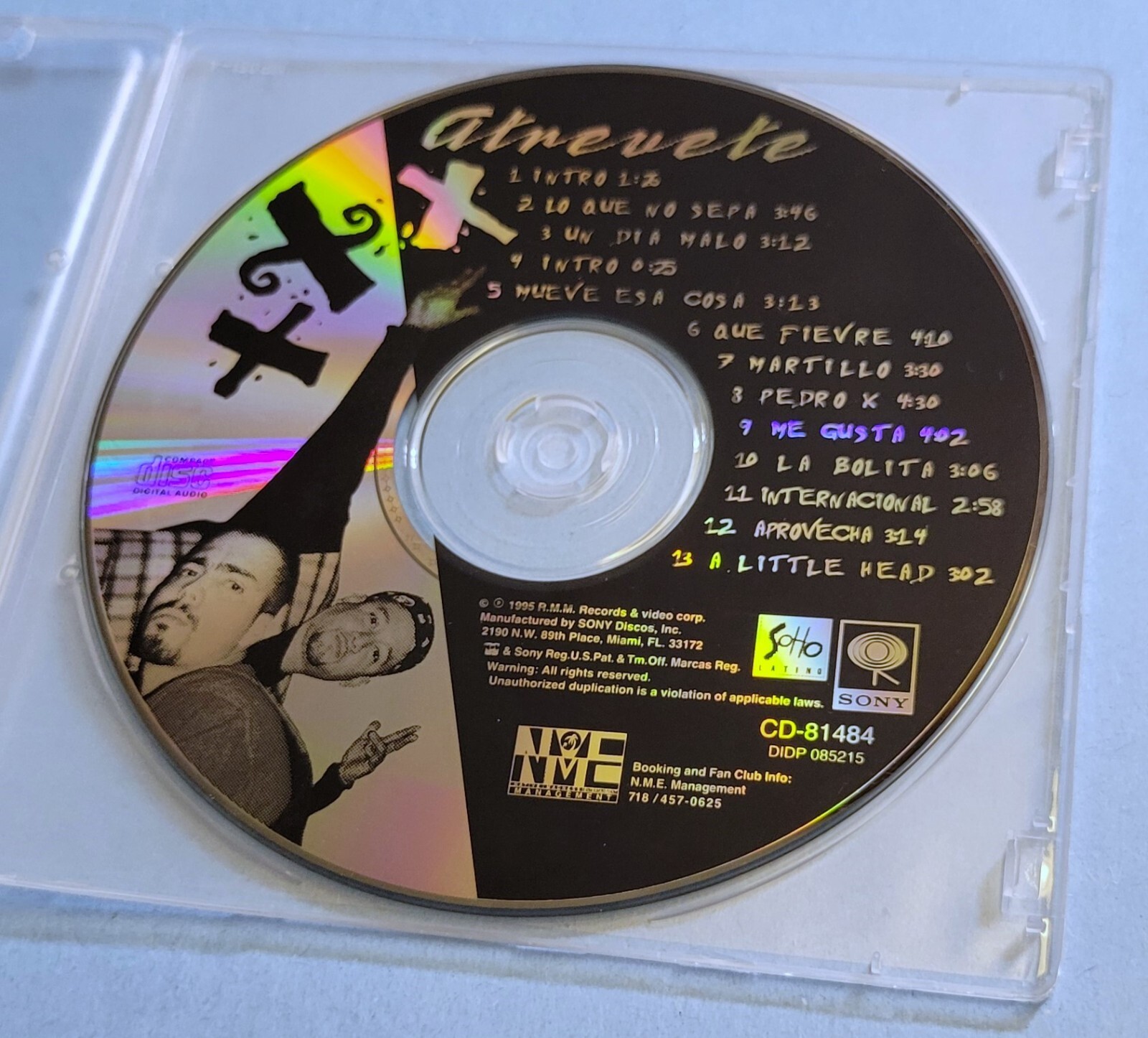 Atrevete by Tres Equis (CD, 1995 Soho Latino, Sony Discos) - $5.93
