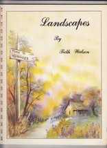Landscapes By Beth Watson Decorative Tole Painting Book Plastic Comb - $24.14