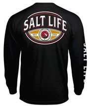 Mens Salt Life Built Salty Graphic Long Sleeve T-Shirt - XL &amp; Large - NWT - £18.67 GBP