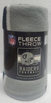 Las Vegas Raiders 50&quot; by 60&quot; Fleece Throw Blanket - NFL - $14.54