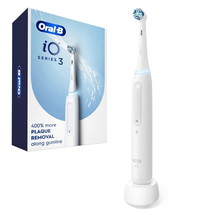 Oral-B iO Series 3 Electric Toothbrush with (1) Brush Heads Rechargeable White - £39.81 GBP