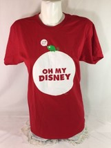 Hanes Man Red. Disneyland Shirt Size Medium 100% Cotton Bin58#35 - £17.74 GBP