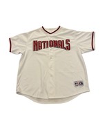Majestic Washington Nationals MLB Home White Stitched Jersey Men&#39;s 2XL - €29,93 EUR