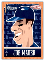 2013 Panini Triple Play Joe Mauer    Minnesota Twins #15 Baseball card   CBT1A - $1.80