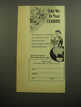 1960 Master Hosts Ad - Take me to your leaders - £11.71 GBP