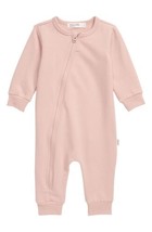 Miles The Label Baby Asymmetrical Zip Romper Color Light Pink Size 9M - $29.70