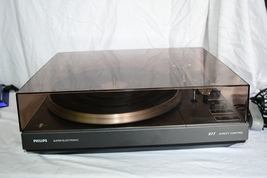 Philips Super-Electronic 877 Direct Control Turntable powers on as is fo... - $259.00