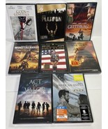 Military DVD Lot Patton, Platoon,  American Sniper,  Gettysburg ALL SEAL... - £18.83 GBP