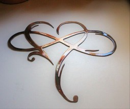 Infinity Heart - Metal Wall Art - Copper 10 3/4" x 12 1/4" - $26.58