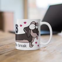 Cheers to a long coffee break Funny Novelty Mug Gift Humor Coffee Mug Cu... - $14.99