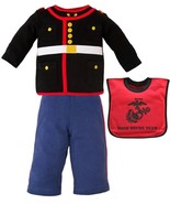 Little Marine in Dress Blues! Baby Marine Corps Outfit with Coordinating... - £39.94 GBP