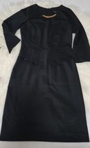 Ti Moda Women&#39;s Black Dress SZ XS , 38 Italian Size Long Sleeve  - £26.01 GBP