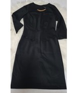 Ti Moda Women&#39;s Black Dress SZ XS , 38 Italian Size Long Sleeve  - £25.53 GBP