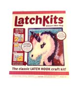 LatchKits Unicorn Mini-Rug Kit 12&quot; x 11&quot; Latch Hook NEW Unopened - $14.95