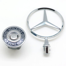 Star Mercedes Benz Removable Anti-theft Official W202 W203 W208 W210 W220 W124 - £115.90 GBP