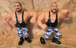 1991 Hasbro Vintage The Bushwackers Butch Luke Action Figures WWF WWE - $17.75