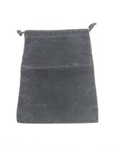 Dnd RPG Black Felt Dice Bag Accessory 5&quot; X 7&quot; - €8,02 EUR