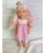 Our Generation Twinkle 18in Tooth Fairy Doll ONLY With Pink Outfit and W... - £27.10 GBP