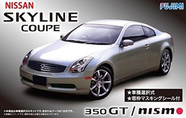 Fujimi Model Inch Up Series No.164 Nissan V35 Skyline Coupe 350GT/NISMO Plastic - $38.49