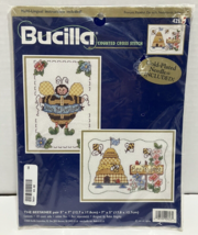 Bucilla Counted Cross Stitch The Beesknee Pair Honey Gold Plated Needles NEW - £10.04 GBP