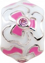 Persona Sterling Silver Rose &amp; Ice charm fits Charm Bracelets - £32.10 GBP