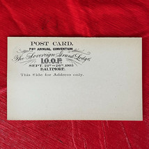 Set of 8 1903 I.O.O.F. 79th Convention Birthplace Baltimore Postcards Odd Fellow - £23.23 GBP