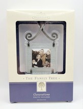 New Hallmark : The Family Tree Generations Photo Holder 2002 Christmas Ornament - £4.71 GBP