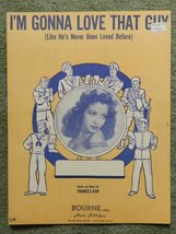 I&#39;M Gonna Love That Guy; Monica Lewis on Cover [Sheet music] Ash, Frances - £11.01 GBP