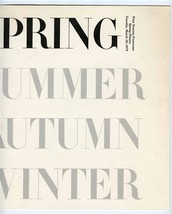 The Four Seasons Spring Foursome Dinner Menu New York City 1979 - £118.45 GBP