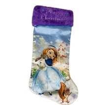 Christmas Stocking Disney Sofia the First &amp; Friends with Embroidery 19.5&quot; - $14.03
