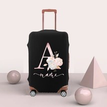 Personalized Custom Name+letter Luggage Protective Cover Elasticity Luggage Case - £30.20 GBP