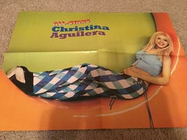 Christia Aguilera Nick Carter teen magazine poster clipping 90&#39;s All-Sta... - £5.49 GBP